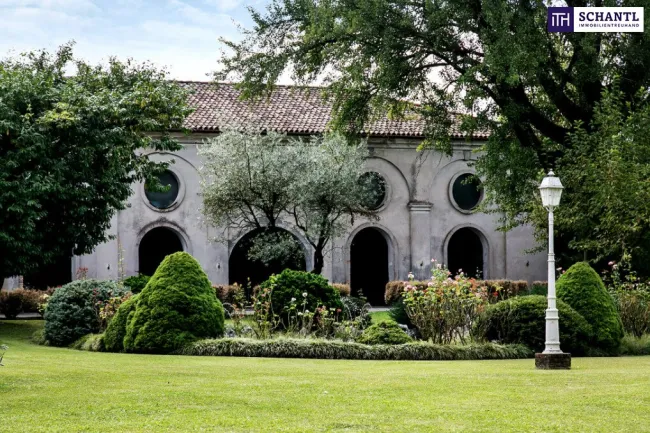 Historische Villa mit einem wunderschönen großen Park mit Teich und Pool in Pordenone - Triest - Italien! - Titelbild
