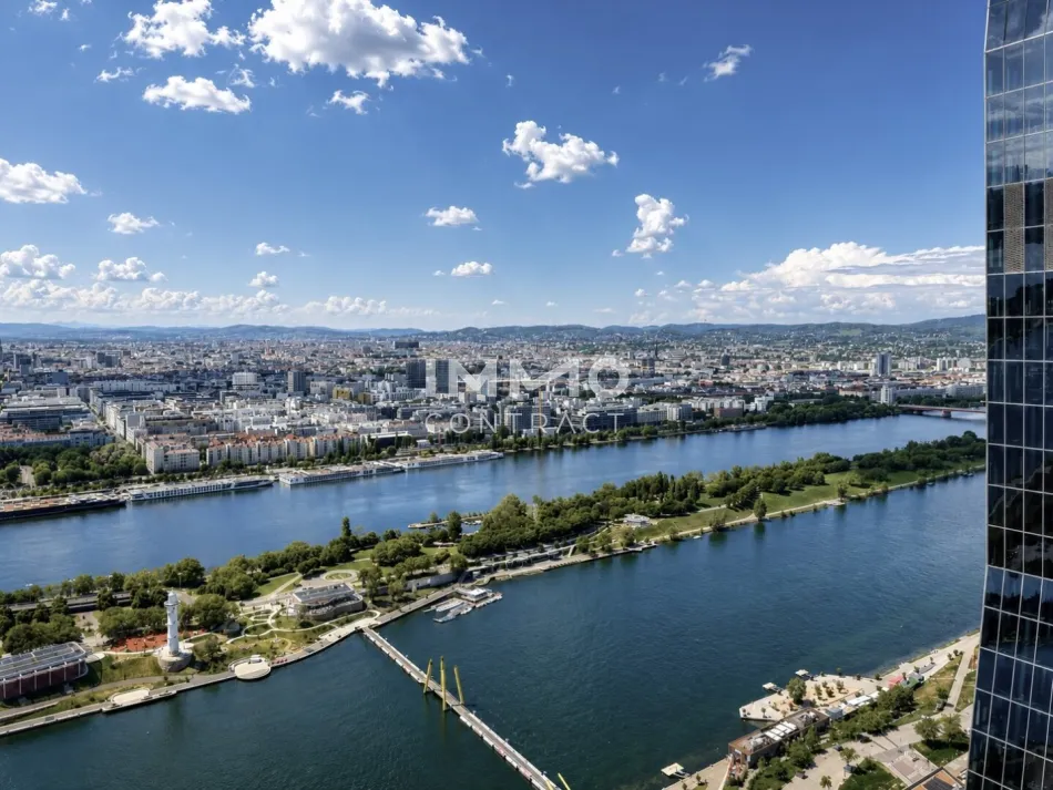 DC 2 Tower - Westside Skyline Living – Exklusive 2 Zimmer mit Panorama-Loggia über Wien - Bild
