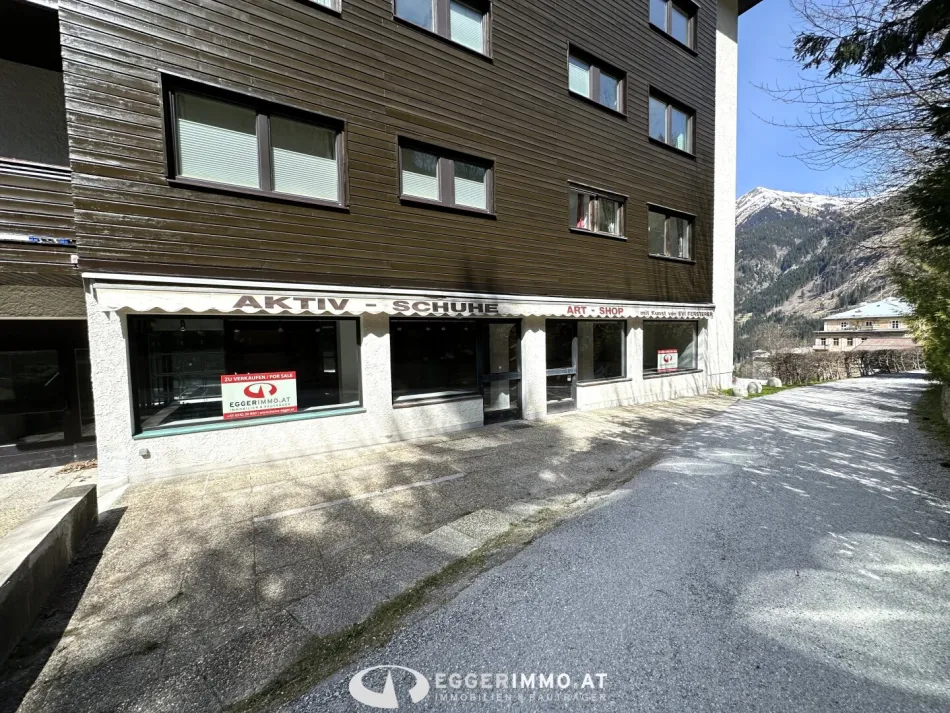 5640 Bad Gastein: 2 attraktive Geschäftslokale in Bad Gastein direkt an der Kaiser Wilhelm Promenade – Ihr Einstieg ins Einzelhandelsgeschäft! - Bild