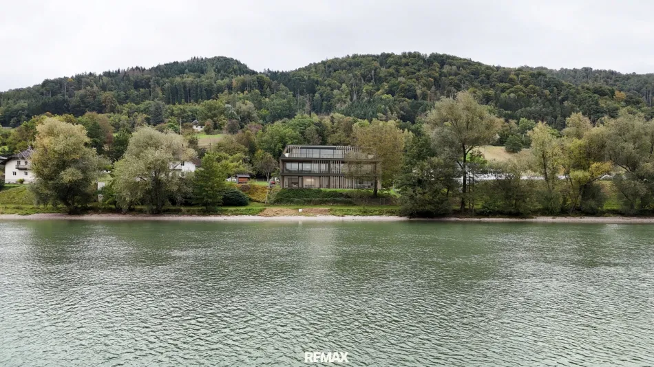 Exklusive Gartenwohnung mit Donaublick und optionalem Pool - Bild