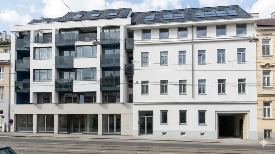 Geschäftslokal mit Hofterrasse beim Baumgartner-Casino Park - Titelbild