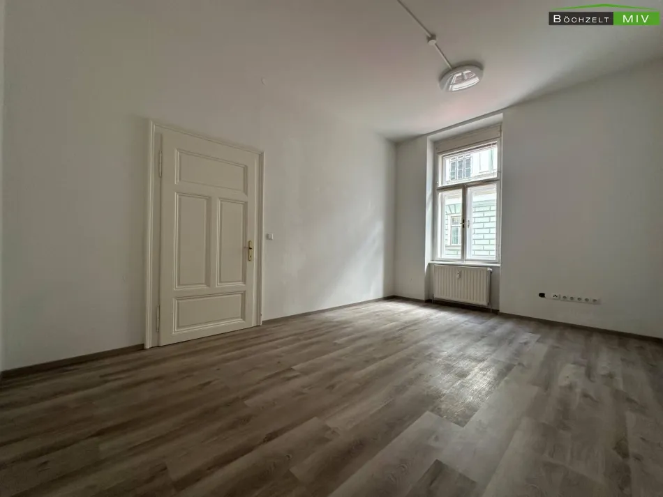 2-Zimmer-Altbauwohnung, 65,31 m² – Zentrum Leoben – sofort frei! - Bild