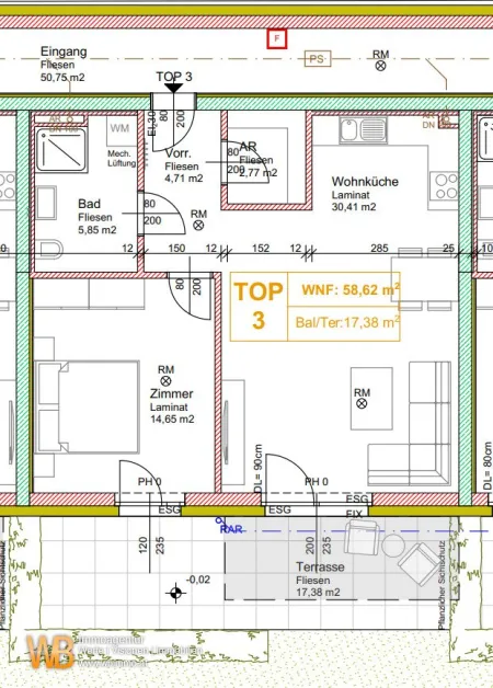 58m² Wohnfläche, 2 Zimmer mit Garten in Zurndorf Nähe Neusiedl & Bratislava & Nickelsdorf - Titelbild