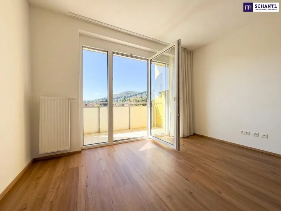 Neu sanierte 2-Zimmer-Wohnung mit Südbalkon in 8052 Graz-Eggenberg, Nähe FH Joanneum - Bild