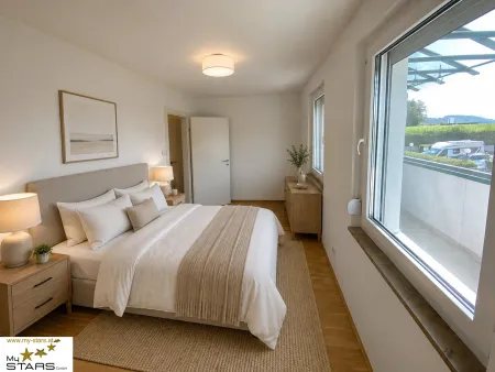 Schlafzimmer 2 möbliert