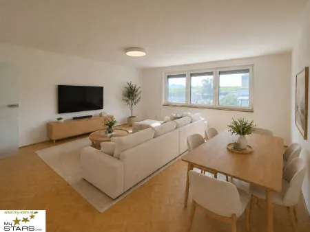 Wohnzimmer 1 möbliert