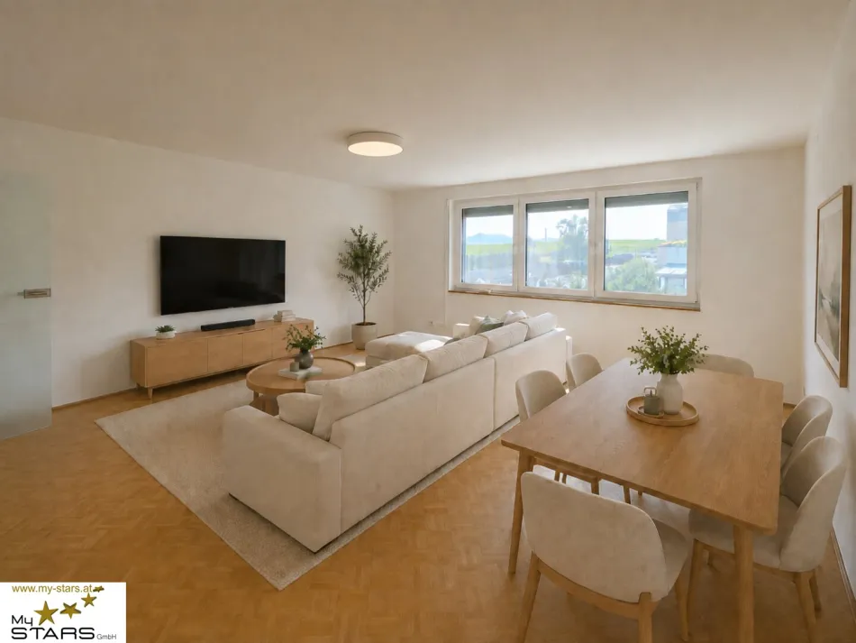Wohnzimmer 2 möbliert