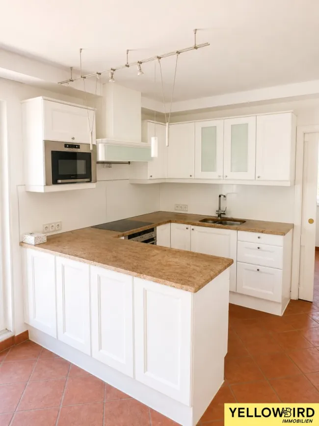 3-Zimmer-Dachgeschosswohnung mit 2 Terrassen, Sauna, Garagenstellplatz und Blick über Wien - Bild