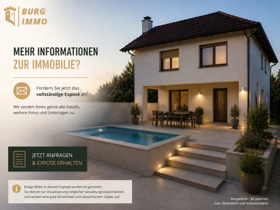 EXKLUSIVE KAUFGELEGENHEIT – Familienhaus mit Pool, großem Garten & Weitblick - Bild