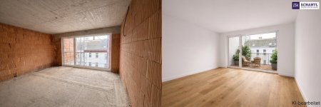 AH11 - Kompakt, praktisch, gut! 4-Zimmer mit optimiertem Grundriss + 2 Loggien!