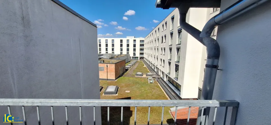 Ausblick vom Balkon