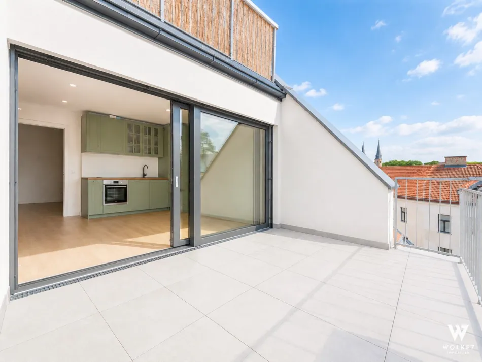 Urban leben, über den Dächern entspannen - stilvolles 2-Zimmer Juwel | großzügige Westterrasse | Klimaanlage | Wilhelminenberg - Bild