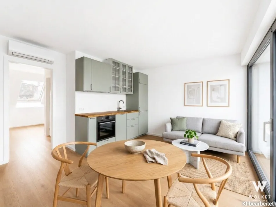 Urban leben, über den Dächern entspannen - stilvolles 2-Zimmer Juwel | großzügige Westterrasse | Klimaanlage | Wilhelminenberg - Bild