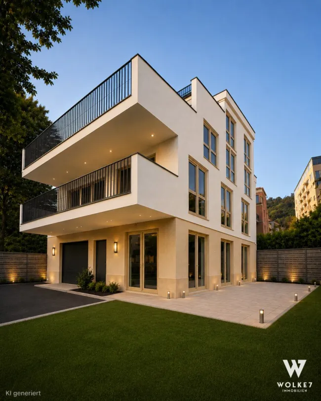 Neubau in Bestlage - 2-Zimmer-Gartenwohnung mit großer Terrasse an der Universität in Stein - Bild