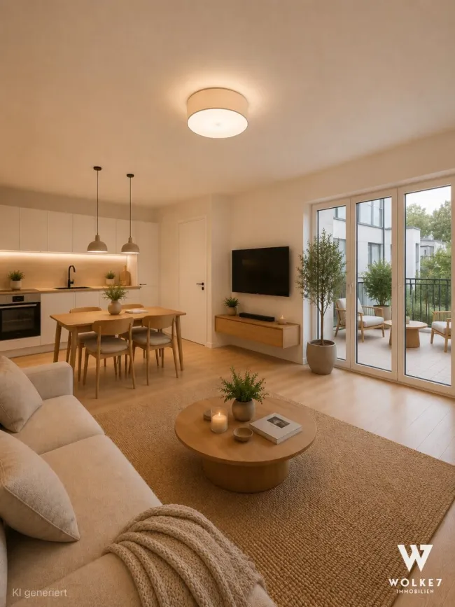 Neubau in Bestlage - 3-Zimmer-Wohnung mit sonnigem Südwestbalkon - Universität in Stein - Bild
