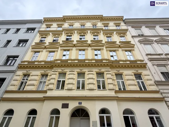 Altbaujuwel im Innenhof – Erstbezug nach Generalsanierung mit Mitgestaltungsmöglichkeit - Titelbild