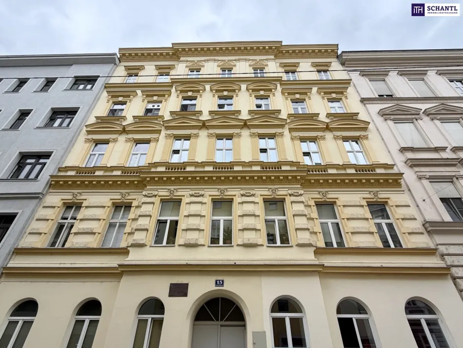 Altbaujuwel im Innenhof – Sanierungsbedürftige Wohnung in Hofruhelage! - Bild