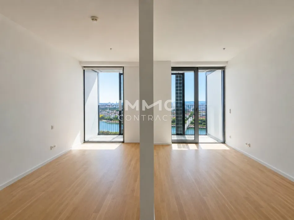Neu - Zwischen Prater und Stephansdom: DC2 Tower - 39. Etage Erstbezug - Bild