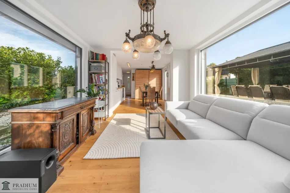 Wohnen mit Wein-/Weitblick – Kleingartenhaus mit Panorama auf den Anninger - Bild