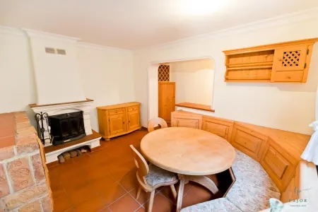 Holzofen - Esszimmer - Einlegerwohnung