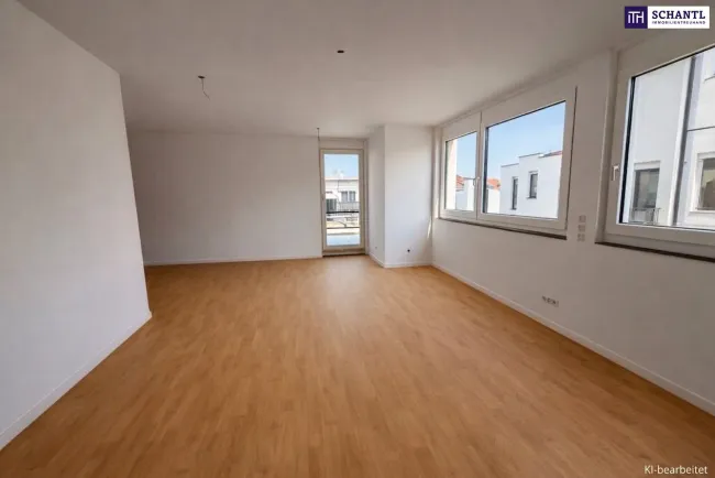 Eine Sonnenterrasse vom Feinsten. 3 Zimmer in Hofruhelage im Erstbezug! Ab Q3/26 - Bild