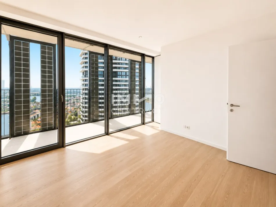 DC2 Signature Residence – Ecklage, Südausrichtung, Panorama Loggia mit ca. 40m2 über Wien & Donau - Titelbild