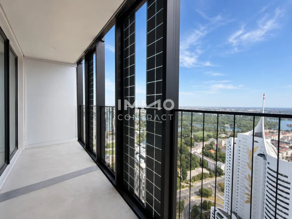 43. Etage ERSTBEZUG inkl. 10qm Loggia - DC2 Tower: SKY RESIDENCES - Titelbild