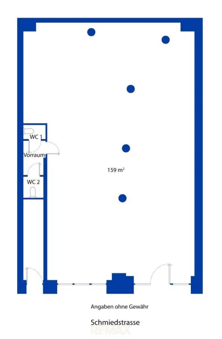 Grundriss Geschäftsfläche