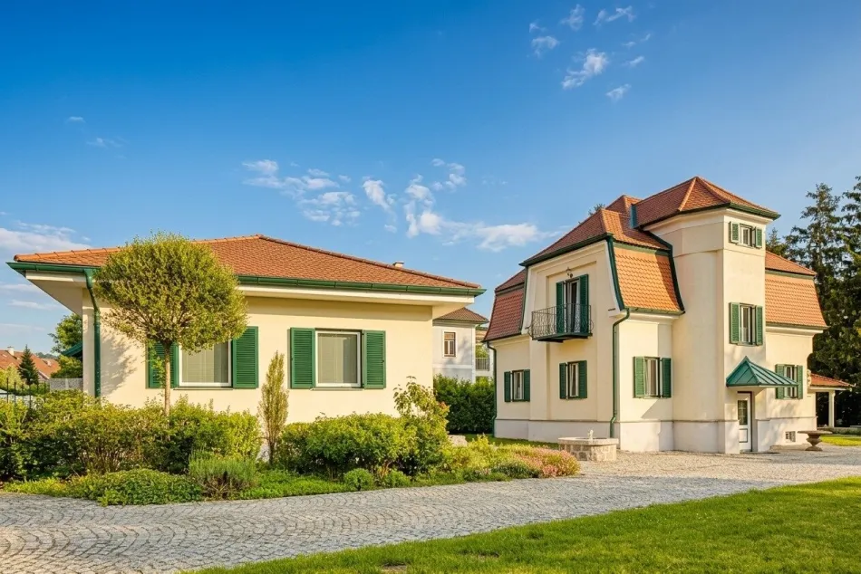 ++ Wo andere Urlaub machen, sind Sie zu Hause ++ Außergewöhnliche Villa mit privatem Flusszugang & Wellnessbereich am Kamp - Bild