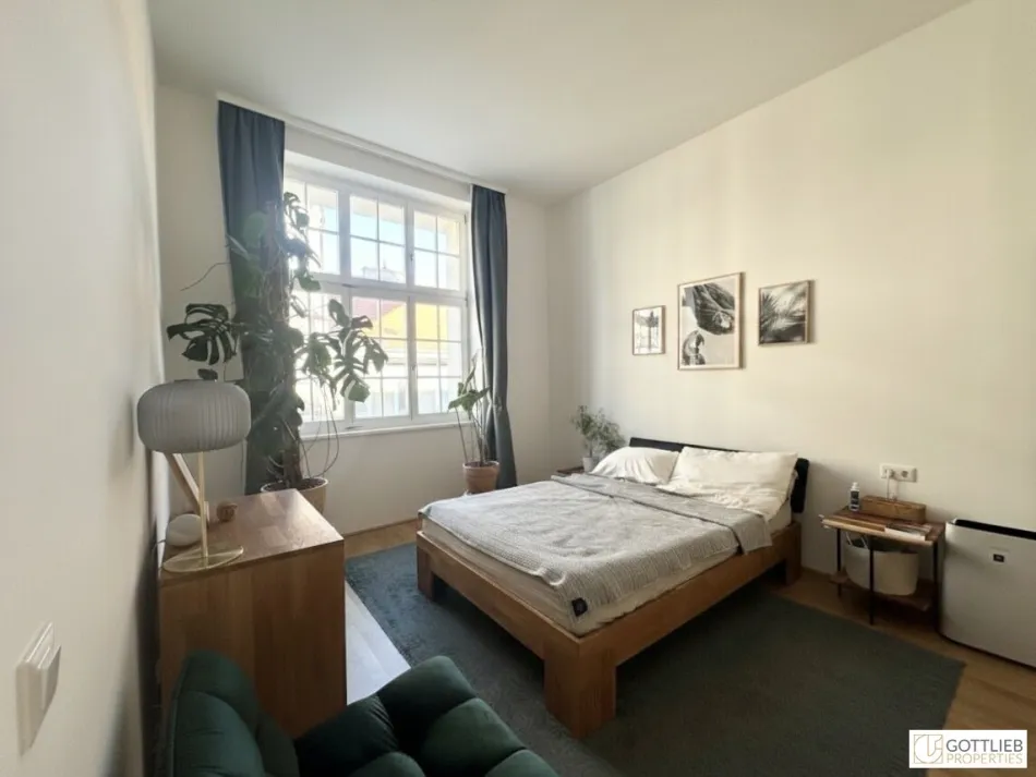 Bestlage Margareten! Bis Juni 2027 befristet vermietete 3-Zimmer-Altbau-Wohnung in Ruhelage - Bild