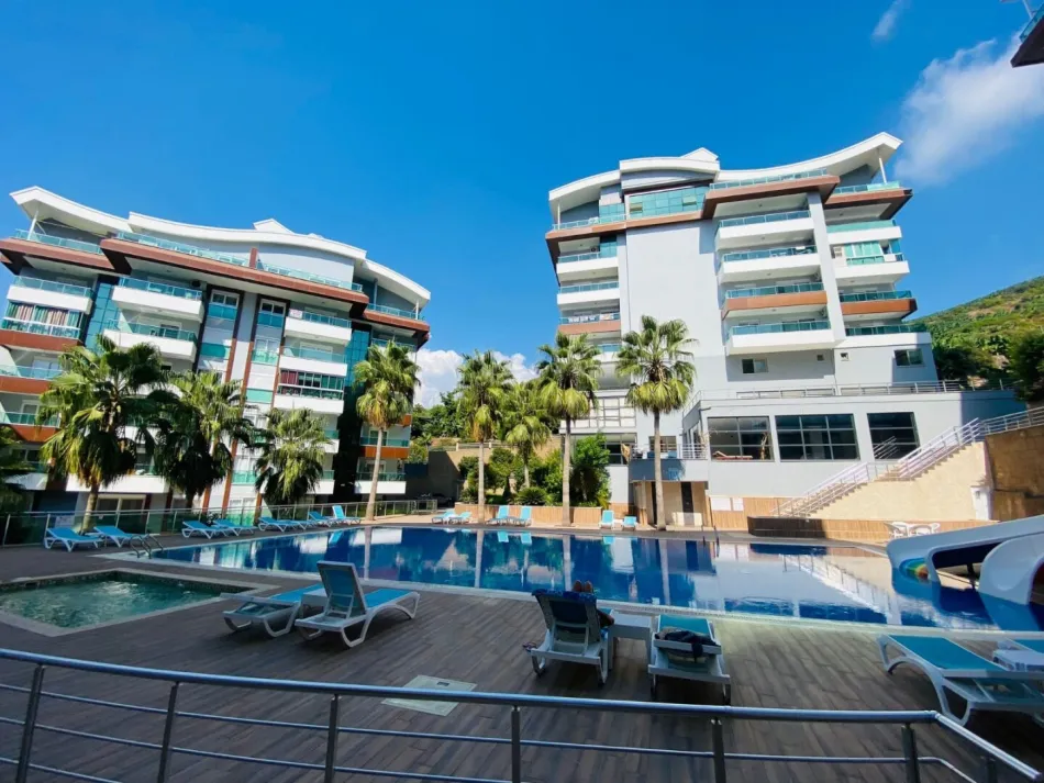 Elegante 1+1-Wohnung in der Secret Paradise Residence – Kargıcak - Titelbild