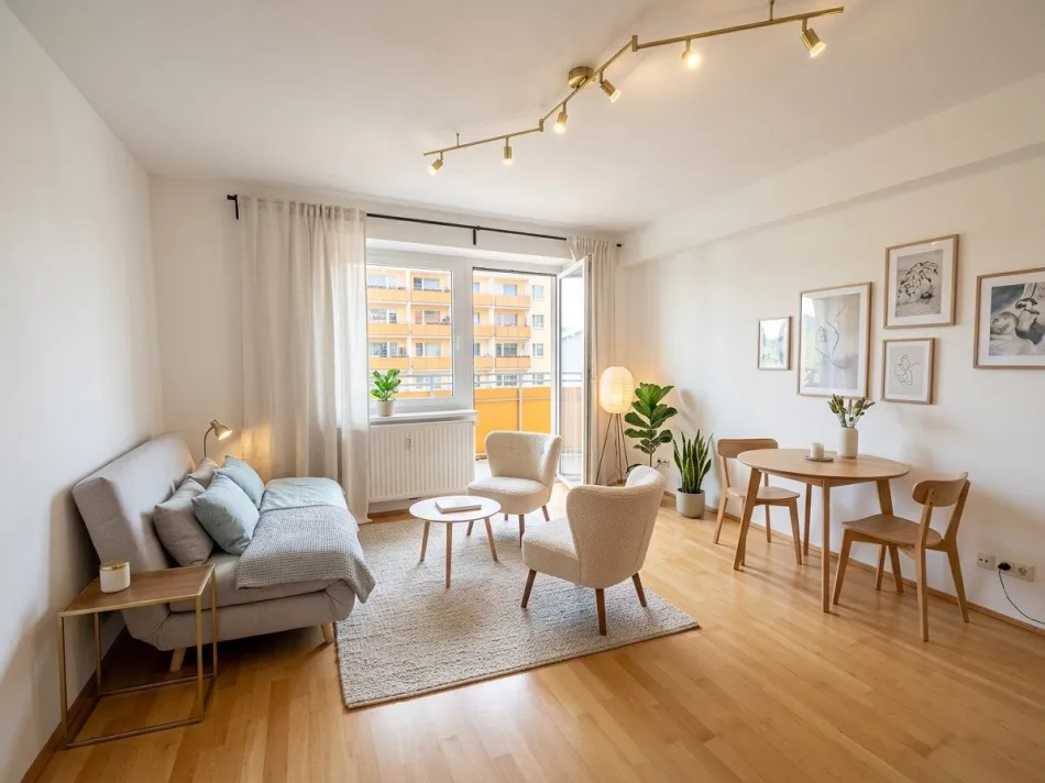SINGLEWOHNUNG mit LOGGIA im Zentrum - Titelbild