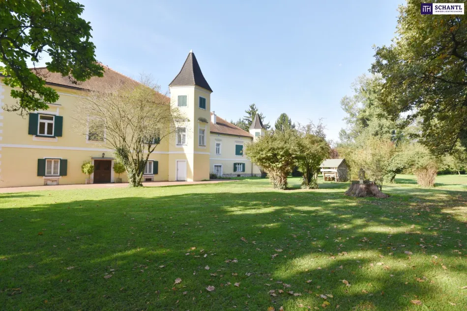 Ein Märchenschloss Nähe Wildon-komplett saniert mit prachtvoller ca. 40.000m² Parkanlage - Biomasseheizung! - Bild