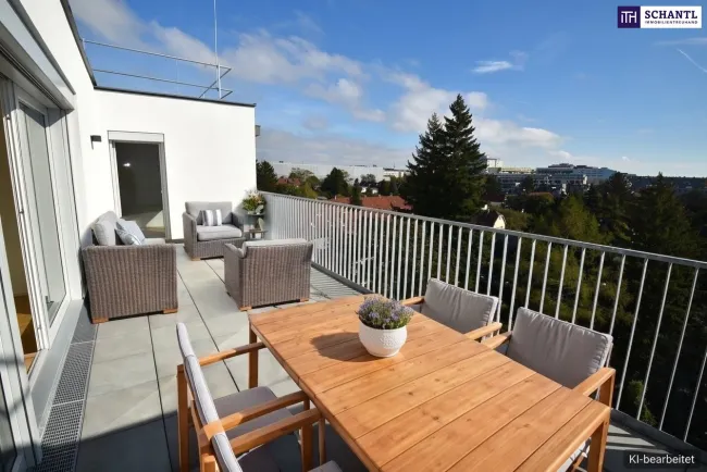 GENIAL und RAR!! 5-Zimmer-Penthouse mit grandiosem Fernblick, bester Ausstattung und herrlicher Terrasse! - Titelbild