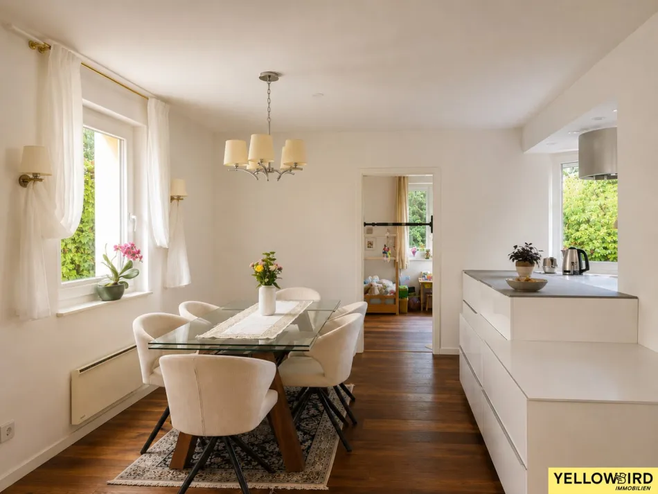 Möblierte 3,5-Zimmer-Wohnung mit Balkon, Klimaanlage und Gartenzugang in Ruhelage des 13. Bezirks - Titelbild