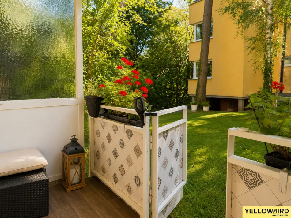 Möblierte 3,5-Zimmer-Wohnung mit Balkon, Klimaanlage und Gartenzugang in Ruhelage des 13. Bezirks - Bild