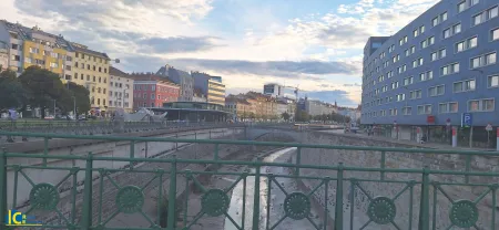 Blick stadtauswärts Wiental