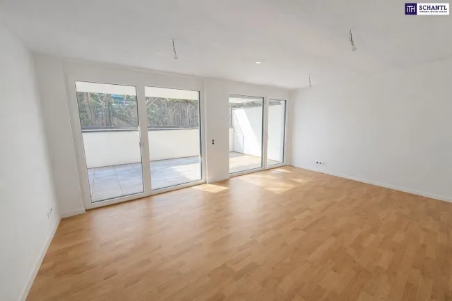 Perfekte Anlage oder Eigenheim mit 3 Zimmer und 19 m² Freifläche! Erstbezug. - Titelbild