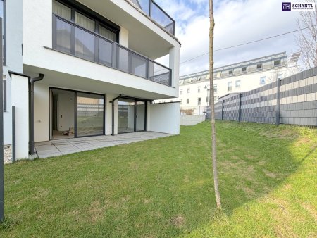 Viel draußen, smart drinnen – Gartenwohnung für modernes Wohnen - 3 Zimmer im Erstbezug!