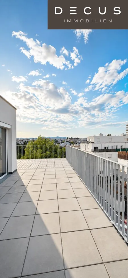 3 ZIMMER | DACHGESCHOSS | MIT TRAUMHAFTER TERRASSE | KAGRANER PLATZ | NEUBAU | - Titelbild
