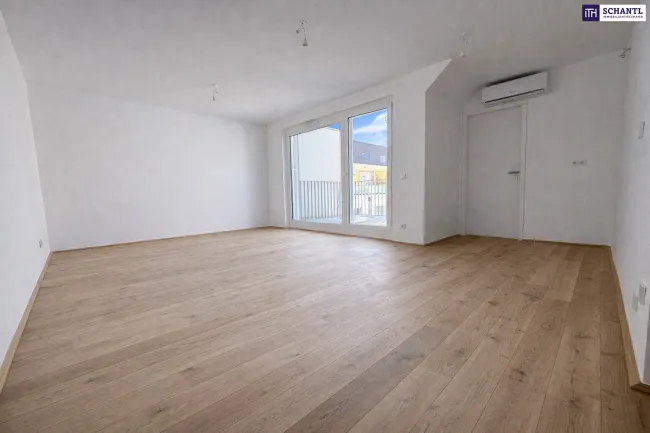 Hochwertig fertiggestellt I Zentrumsnah I Nachhaltig I Ruhig I Perfekt angebunden! 2-Zimmer Dachgeschoßwohnung im DAS WEGL! - Bild