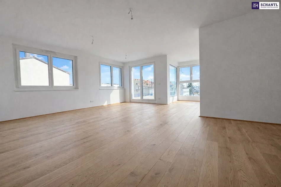 Zentrumsnah und dennoch ruhig – bereits fertiggestellt: Großzügige 3-Zimmer Dachgeschoßwohnung mit TOP-Ausstattung, Ruhe, und perfekter Infrastruktur im DAS WEGL! - Bild