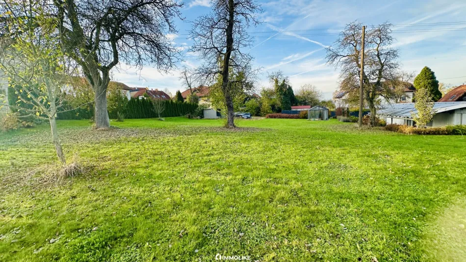 Großzügiges Baugrundstück in Scharten – 2.847 m² Bauland | Bauplatzgenehmigung | Dorfgebiet | Gestaltungskonzept vorhanden - Bild