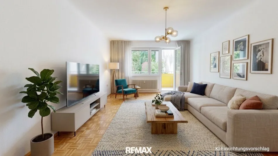 1180 Wien: Zentral begehbare 3-Zimmer-Loggia-Wohnung in ruhiger Gersthofer Lage! - Titelbild