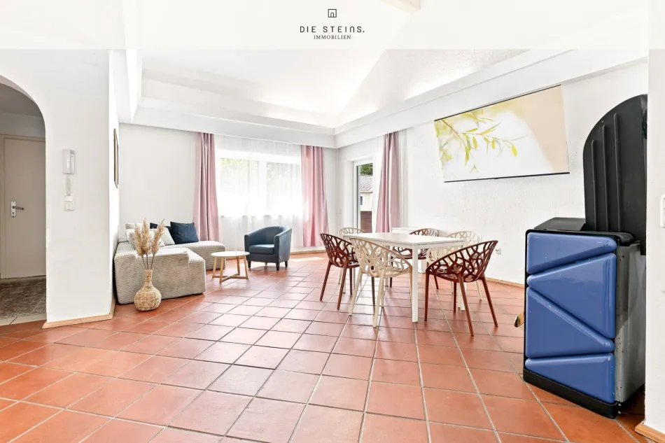 Exklusive Galerie-Wohnung - Eigengarten, Schwedenofen, Außenkamin - Bild