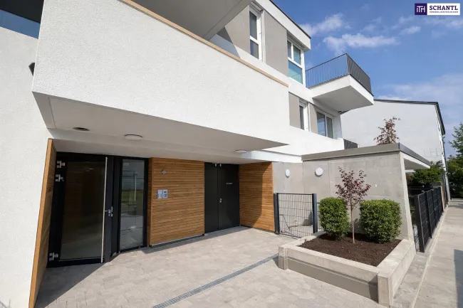 Bereits fertiggestellt: zentral wohnen, ruhig leben! 4-Zimmer-Gartenwohnung mit hochwertiger und nachhaltiger Ausstattung im DAS WEGL! - Bild
