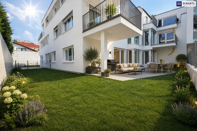 Bereits fertiggestellt: zentral wohnen, ruhig leben! 4-Zimmer-Gartenwohnung mit hochwertiger und nachhaltiger Ausstattung im DAS WEGL! - Titelbild