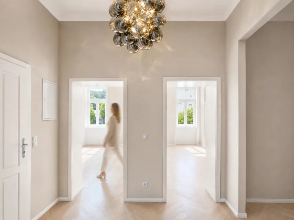 PROVISIONSFREI | Generalsanierter Designer-Altbau | Erker & Fernblick | 77,66 m² | 1190 Wien - Titelbild