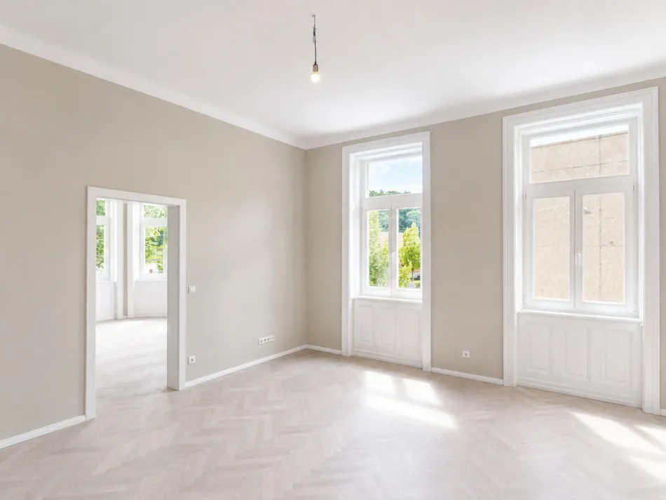 PROVISIONSFREI | Generalsanierter Designer-Altbau | Erker & Fernblick | 77,66 m² | 1190 Wien - Bild