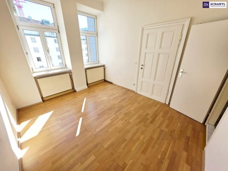 City Flair Pur! Super zentrale Lage nahe Naschmarkt! HIP und TRENDY die Gegend - Magisch schön das Altbauhaus! TOP Infrastruktur + Beste öffentliche Anbindung!